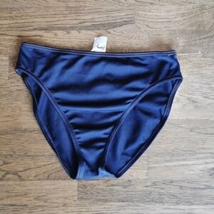 𝅺Anne Cole Locker Bikini Bottom Denim Look Large New